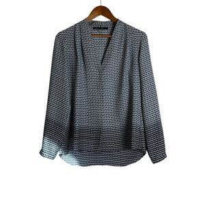 Rose &‎ Olive chiffon Women's patterned blouse